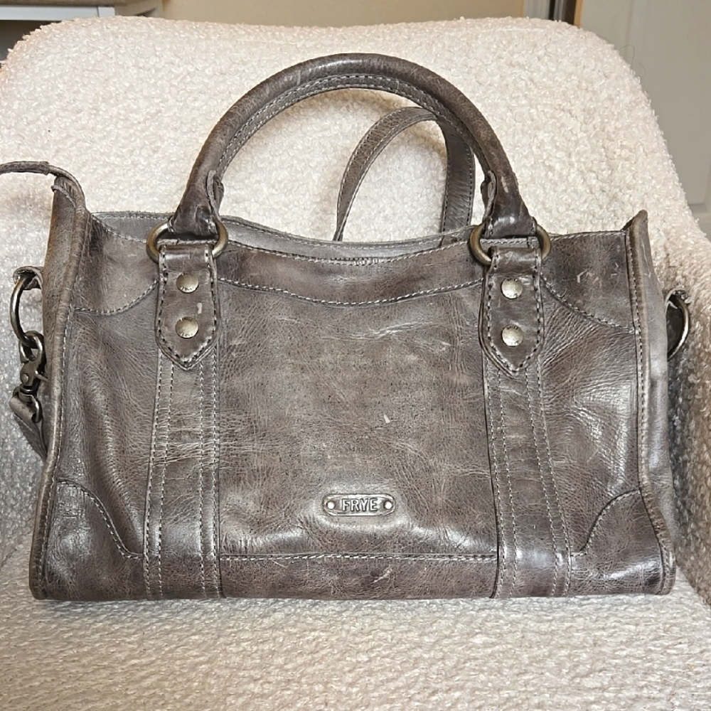 Frye Women's Gray Leather Handbag